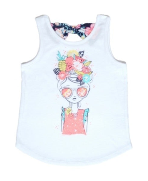 Epic Threads Little Girls Graphic BowLittle Girls Graphic Bow Back Tank Size 6X